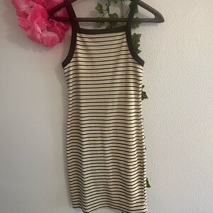 Striped Sleeveless Dress